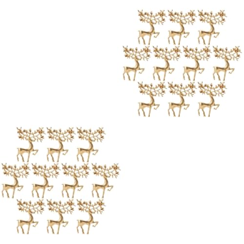Healvian 2 Sätze Teiliges Vintage Elk Broschen Legierung Stilvolle Anstecknadeln Für Kleidung Taschen Hüte Für Frauen Zu Weihnachten 10 Stück * 2 von Healvian