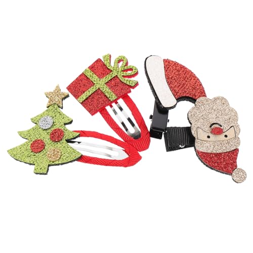 Healvian 2sätze Weihnachts-haarclips Für Mädchen Bunte Haarspangen Mit Festlichem Design Für Und Feiertage Für Kleine Mädchen von Healvian