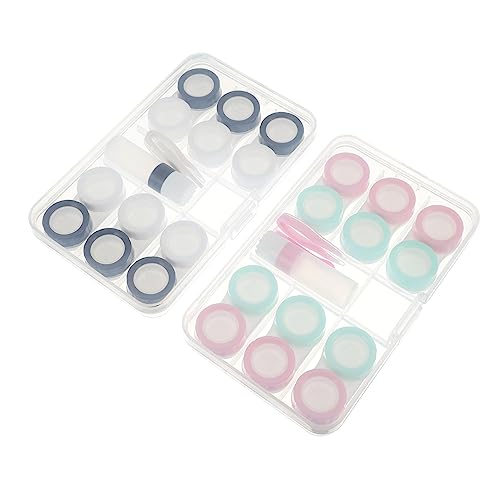 Healvian 2 Sets Linsenbehälter Kompakter Für Das Augenpflegeset Linsenbehälter Pinzette Für Frauen Mädchen Und Familie Healvian 2 Sets Linsenbehälter Kompakter Für Das Augenpflegeset Linsenbehälter Pinzette Für Frauen Mädchen Und Familie von Healvian