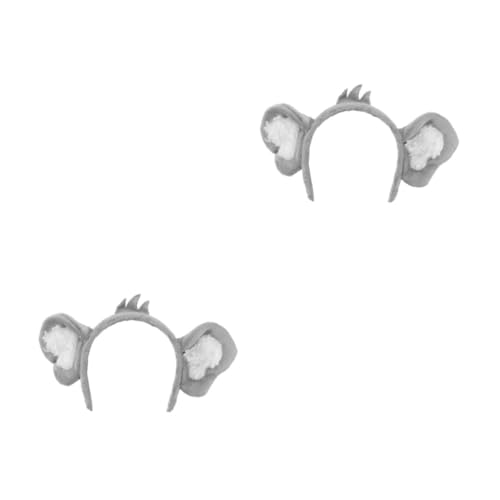 Healvian 2 Stck Lustiger Ohren Haarreif Atmungsaktivem Leichter Langlebiger Party Haarschmuck als Foto Requisite und Niedliches Cosplay Accessoire für Mädchen von Healvian