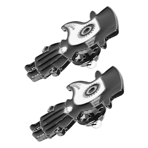 Healvian 2 Stck Plague Doctor Emaille Brosche Punk Kleidung Anstecknadel für Damen Langlebige Kleidung Abzeichen Pins Vielseitiger Schmuck für Jacken Schals und Hüte von Healvian