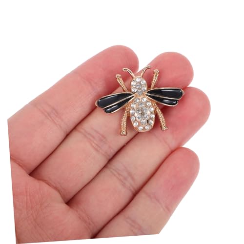 Healvian 2 Stck. Bienen Schuhclips Metall mit Strasssteinen Dekorative Flache Schuhschnallen für Damen Wiederverwendbare Schuhdekorationen Praktische und Leichte Charms für Alltag und von Healvian