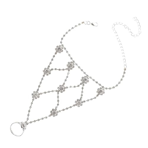 Healvian 2 Stck. Fußkette Damen mit Strasssteinen Verstellbare Fußkette Silber Eleganter Schmuck für Strandpartys Freundschafts Leicht Hautfreundlich Healvian 2 Stck. Fußkette Damen mit Strasssteinen Verstellbare Fußkette Silber Eleganter Schmuck für Strandpartys Freundschafts Leicht Hautfreundlich von Healvian