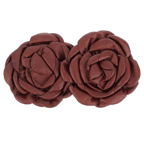 Healvian 2 Stück Abnehmbare Blumenschuhe Clips Handgemachte Blumen Schnallen für Hochzeits und Abendkleid Schuhe Schuhdekoration für Damen Vielseitig und Installieren von Healvian