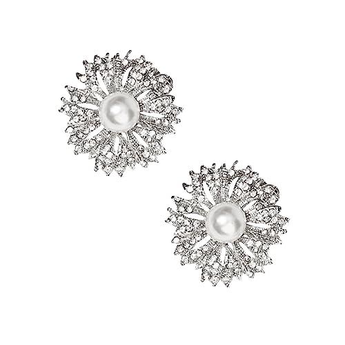 Healvian 2 Stück Abnehmbare Perlenblumen Schuhclips Schuhschnallen für Hochzeiten und Partys Schuhdekoration für Frauen Damen und Bräute Healvian 2 Stück Abnehmbare Perlenblumen Schuhclips Schuhschnallen für Hochzeiten und Partys Schuhdekoration für Frauen Damen und Bräute von Healvian