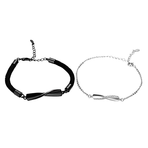 Healvian 2 Stück Armband passende Armbänder für Paare Armband Armreif Reize Paare Armbänder Perlen jahrestag weihnachten juweli Handgelenkschmuck Armreif Kupfer Healvian 2 Stück Armband passende Armbänder für Paare Armband Armreif Reize Paare Armbänder Perlen jahrestag weihnachten juweli Handgelenkschmuck Armreif Kupfer von Healvian