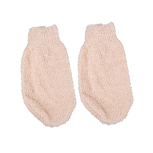 Healvian 2 Stück Badetuch Duschhandschuhe Peeling Körperschrubber Badehandschuhe Massagehandschuhe Peeling Handschuhe Badehandschuhe Für Damen Duschhandschuhe Für Damen von Healvian