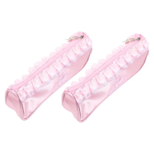 Healvian 2stücke Netztasche Für Ballettschuhe Mit Reißverschluss Für Mädchen Polyester Tanzschuhtasche Für Kleinkinder Ballett-Reisetasche Für Tanzausrüstung Im Studio von Healvian