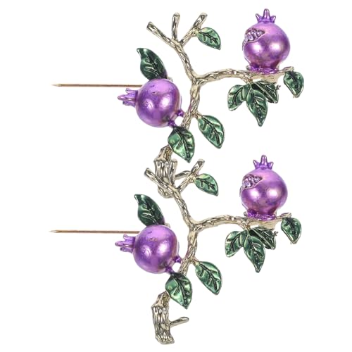 Healvian 2 Stück Blaubeerbrosche Damen Trendy Pin Brosche Neuheit Brosche Blaubeeren Breastpin Legierung Brosche Kleid Brosche Party Brosche Healvian 2 Stück Blaubeerbrosche Damen Trendy Pin Brosche Neuheit Brosche Blaubeeren Breastpin Legierung Brosche Kleid Brosche Party Brosche von Healvian
