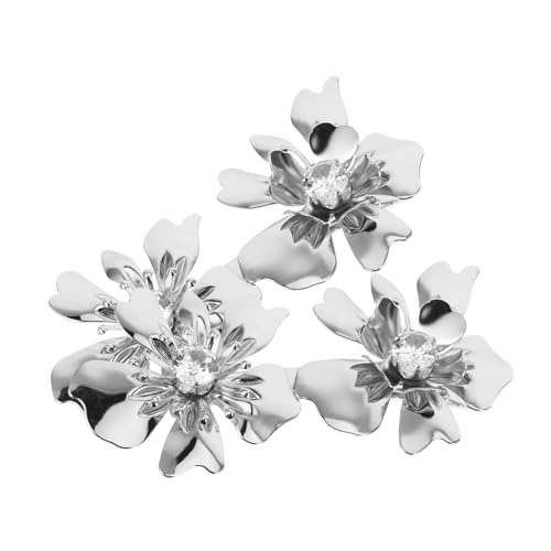 Healvian 2 Stück Blumen Haarnadel Für Hochzeiten Accessoire Haarspange Trendige Kleine Blumen Clips Damen Lady Frauen Dekorative Haarspange Form Statement Ohrringe von Healvian