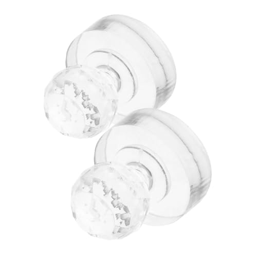 Healvian 2 Stück Blusher Press Stempel für Lidschatten und Highlighter Präzisionswerkzeug zum Verpacken von Puderprodukten für Make Up Anwendungen und Einfache Handhabung von Healvian