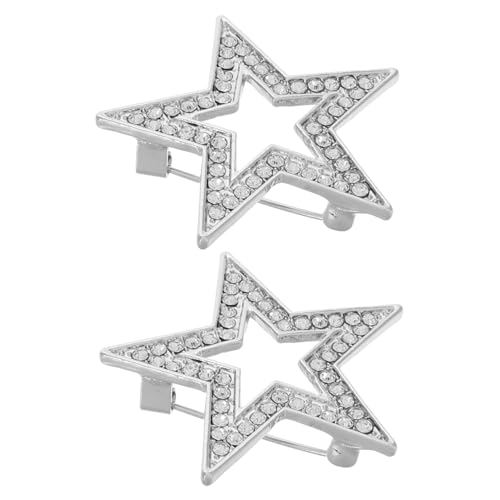 Healvian 2 Stück Broschen aus Hochwertiger Legierung Modische Anstecknadeln für Kleidung Taschen und Schals Vielseitiger Schmuck für Damen für Party und Festtage von Healvian