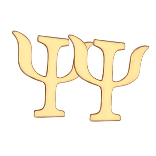 Healvian 2 Stück Broschennadeln Retro Psychologie Design aus Legierungsmetall Anstecknadeln für Damen und Herren Modische Lapel Badges für Kleidung Pullover und Hut Accessoires von Healvian