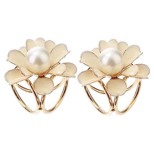 Healvian 2 Stück Camellia Schalknopf Blumen Schal Ringe Schalschnallen Ringe Wickeln Kleidungsdekor Halter Für Seidenschal Weibliche Schalverschlüsse Gelb Legierung Healvian 2 Stück Camellia Schalknopf Blumen Schal Ringe Schalschnallen Ringe Wickeln Kleidungsdekor Halter Für Seidenschal Weibliche Schalverschlüsse Gelb Legierung von Healvian