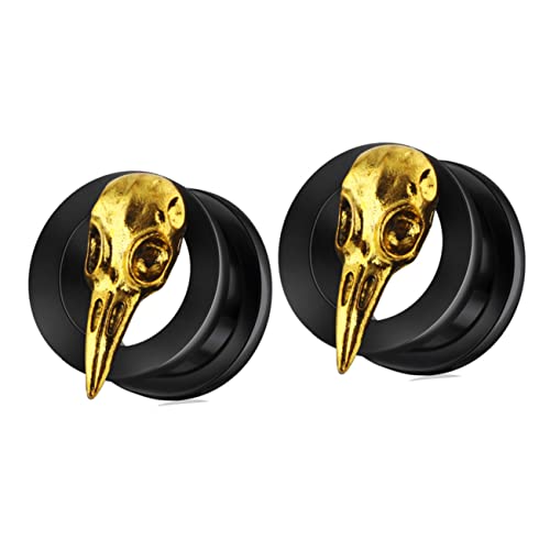 Healvian 2 Stück Clip Ohrringe Retro Gothic Ohrmuschel Ohrringe für Männer Schwarze Ohrstecker für Ungestochene Modisches Accessoire von Healvian