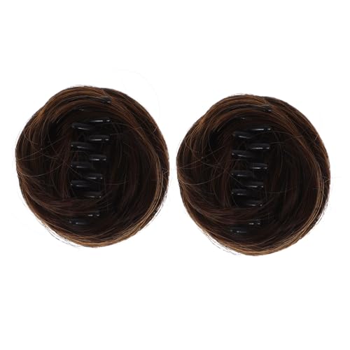 Healvian 2 Stück Clip -Tasche Klaue Haarspangen frauen Clip-Brötchen gefälscht Dutthaar Topper Haarverlängerung Brötchen Dutt-Accessoire für die Haare Hochtemperaturdraht Hellbraun Healvian 2 Stück Clip -Tasche Klaue Haarspangen frauen Clip-Brötchen gefälscht Dutthaar Topper Haarverlängerung Brötchen Dutt-Accessoire für die Haare Hochtemperaturdraht Hellbraun von Healvian