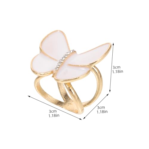 Healvian 2 Stück Damen Schal Clips aus Robustem Material Glatte Schalringe mit Geometrischem Design Vielseitig Einsetzbar für Strickjacken Schals und Kleidung Langlebig und Kratzfrei von Healvian