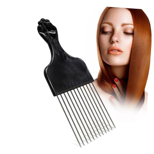 Healvian 2 Stück Edelstahl Haarkamm mit Breiten Zähnen Glatte Polierte Spitzen für Männer Professioneller Friseur Salon kamm Langlebig Entwirren von Dickem Lockigem Haar Healvian 2 Stück Edelstahl Haarkamm mit Breiten Zähnen Glatte Polierte Spitzen für Männer Professioneller Friseur Salon kamm Langlebig Entwirren von Dickem Lockigem Haar von Healvian