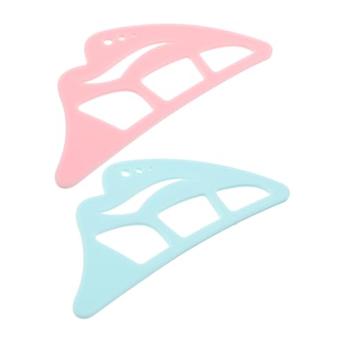 Healvian 2 Stück Eyeliner Schablonen aus Hautfreundlichem Silikon Wiederverwendbares Make-up Hilfsmittel für Präzises Einfaches Auftragen von Winged Eyeliner und Augen-make-up für Anfänger von Healvian