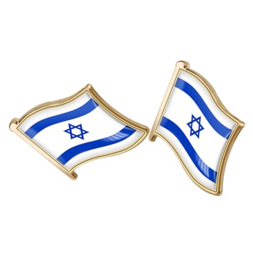 Healvian 2 Stück Fahnenbrosche National Patriotisch Fahnennadeln Am Revers Stifte Revers Für Männer Anstecknadeln Abzeichen Dekorative Anstecknadel Unabhängigkeitstag Brosche Legierung von Healvian