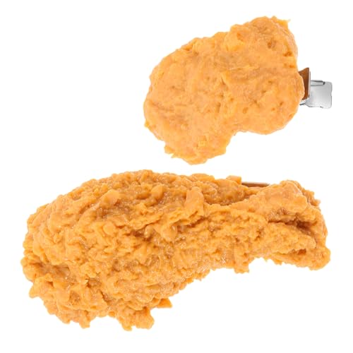 Healvian 2 Stück Gebratene Hühnerhaarpins Simulation Von Lebensmittel-haarnadelkurven Clips Lustige Haarspangen Stifte Süße Haarklammern Haarspangen Für Das Damenstyling Harz Orange Healvian 2 Stück Gebratene Hühnerhaarpins Simulation Von Lebensmittel-haarnadelkurven Clips Lustige Haarspangen Stifte Süße Haarklammern Haarspangen Für Das Damenstyling Harz Orange von Healvian