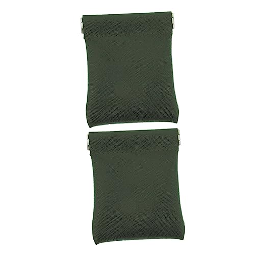 Healvian 2stücke Geldbörse Und Pu Geldbeutel Einfache Leichte Portemonnaies Tragbare Reise-kopfhörertaschen Mit Münzfach Für Bargeld Und Quittungen von Healvian