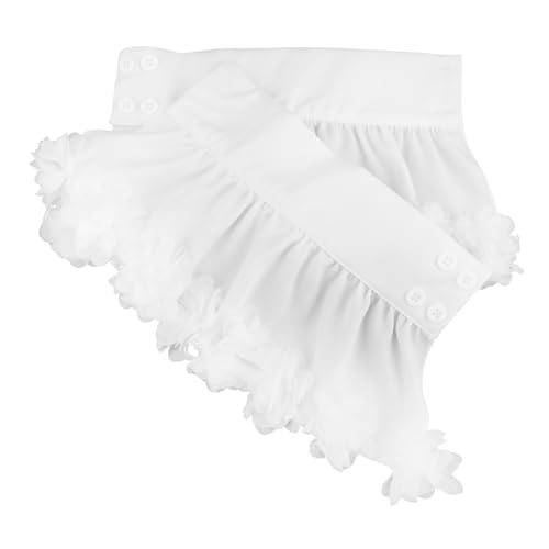 Healvian 2stücke Stilvolle Französische Blumensleeve Fake Cuffs Chiffon Dekorative Falsche Ärmel Für Verschiedene Anlässe Cuffs Für Partys Und Alltagsmode von Healvian