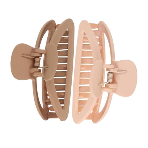 Healvian 2 Stück Großer Haarklammer Dekorative Haarkralle für Frauen Schmerzfreie Anwendung Geeignet für Dünnes und Dickes Haar Stilvoller Haarclip für Party Hochzeit Alltag Modische von Healvian