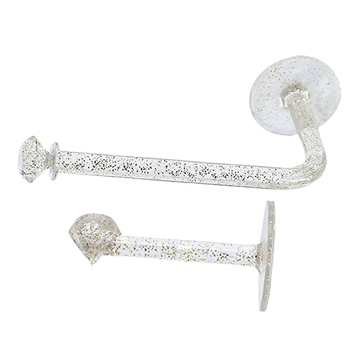 Healvian 2 Stück Haargummi Wandhalterung Selbstklebend Haarschmuck Organizer Wandhaken Haarband Halter für Mädchen Frauen Platzsparend und Dekorativ Einfache Bohren von Healvian
