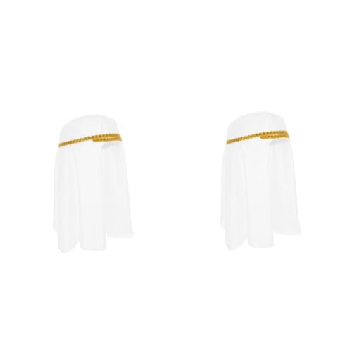 Healvian 2 Stück Halloween Arabische Mütze Polyester Einheitsgröße Unisex Kopfbedeckung für Kostüm und Cosplay Party Zubehör für Erwachsene von Healvian