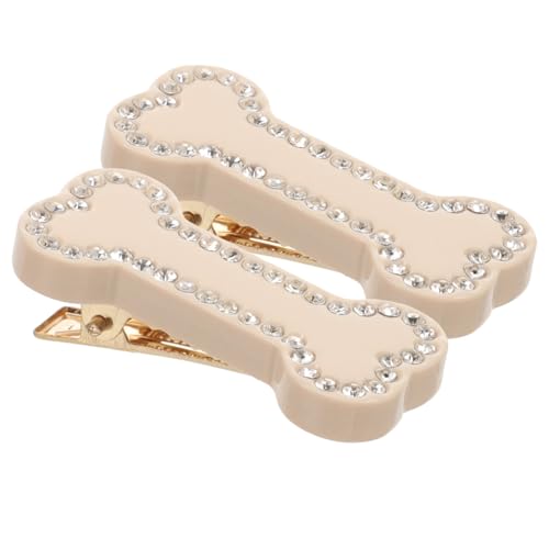 Healvian 2 Stück Halloween Haarklammern in Knochenform Damen Haarspangen aus Bruchsicherem Acetat Stilvoller Goth Haarschmuck Leicht und für Party und Kostüm Einheitsgröße von Healvian