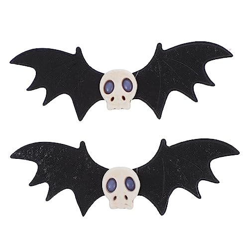 Healvian 2 Stück Halloween Haarspangen mit und Fledermaus für Mädchen Praktische und Dekorative Haarschmuck Accessoires für Halloween Partys von Healvian