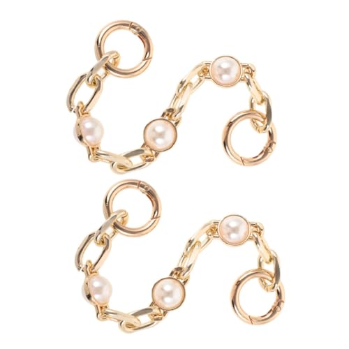 Healvian 2 Stück Handtaschengurt Damen Taschengurt Kette Geldbörsengurt Verlängerung Geldbörsenkette Taschenersatzkette Taschengurt Ersatztaschenzubehör Taschenkette Taschenverlängerung von Healvian