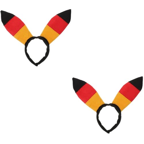 Healvian 2 Stück Hasenohren Haarreif für Halloween Leichtes Kaninchen Ohr Accessoire Wiederverwendbar und Waschbar für Kostümpartys und Feste Drei Farben Erhältlich von Healvian