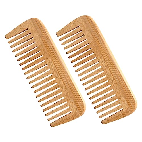 Healvian 2stücke Anti-statik Holz Haarkämme Zähne Massagekamm Für Frauen Männer Entwirren Von Haaren Haarwäsche Und Pflege von Healvian