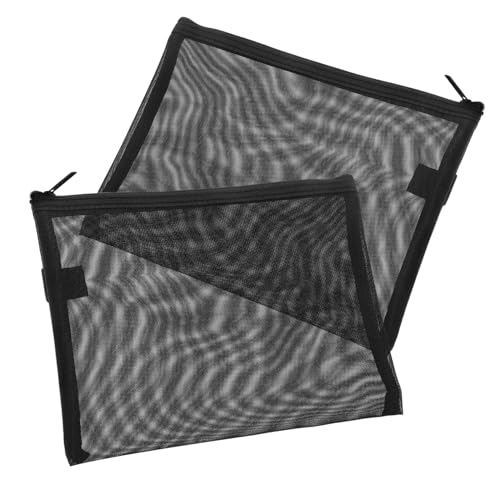 Healvian 2 Stück Klein Strapazierfähige Kosmetiktasche aus Netzgewebe mit Reißverschluss für Make Up Toilettenartikel und Tägliche Essentials Praktischer Organizer für Damen von Healvian