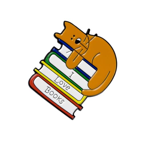 Healvian 2 Stück Kreative Katzenbroschen Anstecker Niedlich Langlebig Vielseitig für Kleidung Taschen Hüte Mädchen Accessoire von Healvian