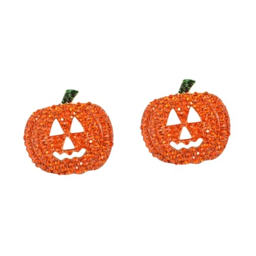 Healvian 2 Stück Kürbisbrosche Emaille-Kürbis Kürbisstifte Halloween-Brosche künstlich Halloween- Kürbisse Schmuck Broschennadeln Urlaub Brosche Frauennadeln Weihnachts-Pin-Abzeichen von Healvian