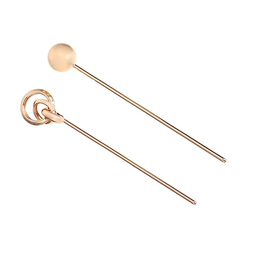 Healvian 2 Stück Leichte Langlebige Haarnadeln Haarschmuck Haarklammern für Damen Haarnadeln für Dutt und Zöpfe Einfach zu Tragen und Hautfreundlich Geeignet für Alltag Feier und Hochzeit von Healvian