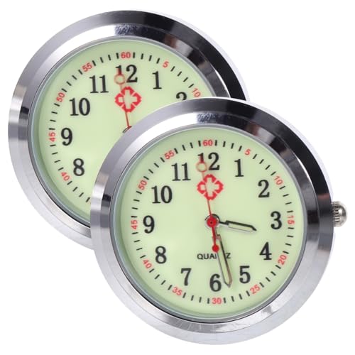 Healvian 2stücke Quarz Taschenuhr Pflege Zubehör DIY Uhr Revers Transparent Glas Für Krankenschwester Uhr von Healvian