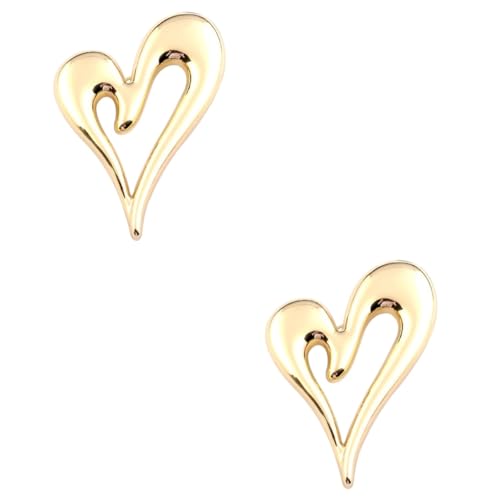 Healvian 2 Stück Liebes Anstecknadeln Boutonniere Anstecknadeln Herz Anstecknadeln Für Frauen Valentinstags Anstecknadel Herzförmige Anstecknadel Schmuck Für Frauen Valentinstags von Healvian