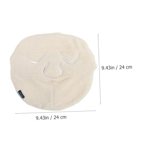 Healvian 2 Stück Mehrteiliges wiederverwendbares Gesichts Handtuch aus dickem Korallenfleece geeignet für kalte und warme Kompressen hautberuhigend und feuchtigkeitsspendend praktische von Healvian