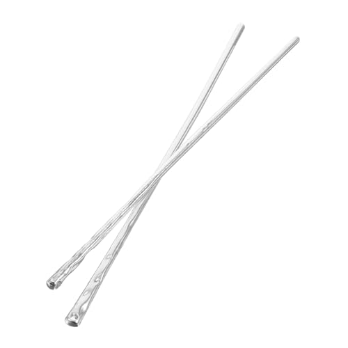 Healvian 2 Stück Metall Haarstäbchen Chinesischer Haarschmuck aus Langlebiger Legierung für Hochsteckfrisuren Damen und Mädchen mit Traditionellem Design und Hochwertiger Verarbeitung von Healvian