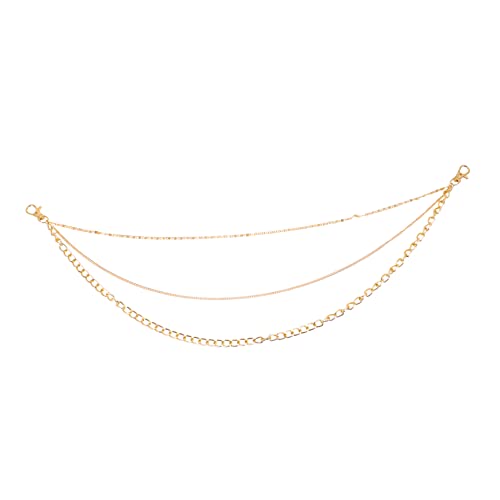 Healvian 2 Stück Metall Hosenkette Unisex Punk Stil Robuste Dekorative Jeanskette für Damen Herren mit Praktischer Schnalle und Oberfläche für Rock Hip Hop und Bühnenauftritte von Healvian