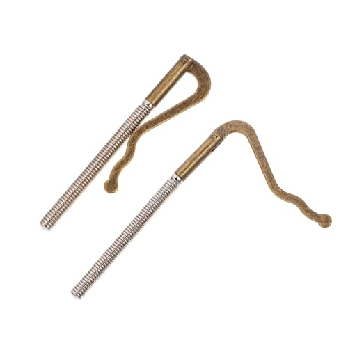 Healvian 2 Stück Metall geldklammer mit Federclip Langlebige Kompakte Scheinklammer für Geldbörse Sichere Kreditkartenhalterung Platzsparend Vielseitig Einsetzbar für Schecks und Karten von Healvian