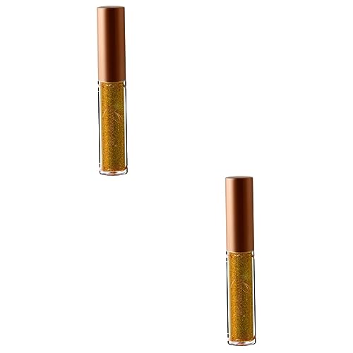 Healvian 2stücke Damen Metallischer Flüssigeyeliner Glänzender Lidschatten Mit Perlen Und Glitzereffekt Hochpigmentierte Wasserfeste Augenfarbe Für Strahlende Looks von Healvian
