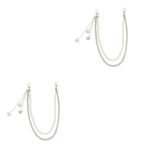 Healvian 2 Stück Multifunktionale Perlen Waist Chain für Frauen Hüftkette zur Dekoration von Jeans Hosen Langlebig Elegant Strandpartys Lässige Anlässe von Healvian