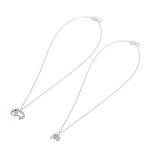 Healvian 2stücke Mutter Und Tochter Halsketten Tier Anhänger Passende Sets Schmuck Für Eltern Und Junge Mädchen Geschenke Zum Muttertag Und Geburtstag von Healvian