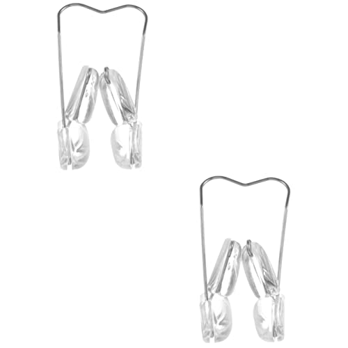 Healvian 2 Stück Nasenformer Nasenclip Transparent Nasenlifting Clip für Frauen und Männer Ergonomischer Nasenheber zur Sanften Korrektur und Straffung Nasenform Langlebiges Beauty Tool von Healvian