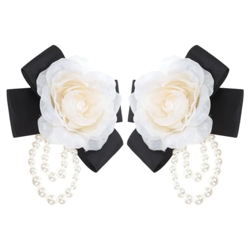 Healvian 2 Stück Perlen Anstecknadeln Für Kleider Anzüge Und Traditionelle Broschen Damen Kleiderbrosche Modisch Stilvoll Elegant Revers Für Damen Accessoire Anstecknadeln von Healvian